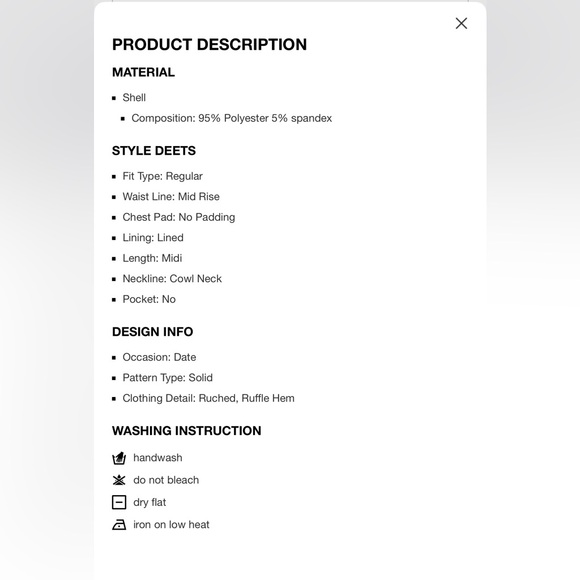 NWT Cider MESH RUFFLE HEM RUCHED MIDI DRESS Size L (US 8) in Black 🖤 - Picture 6 of 6